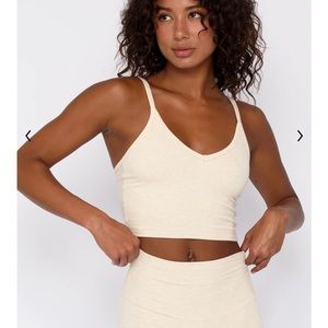 SKATIE perfect tank latte xs NWT